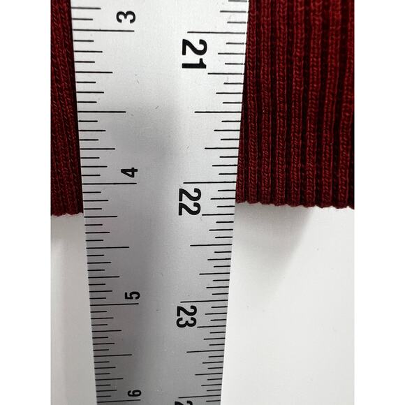 Everlane ReNew Red Fleece Long Sleeve Crewneck Pullover Sweatshirt Size XS - Picture 7 of 7
